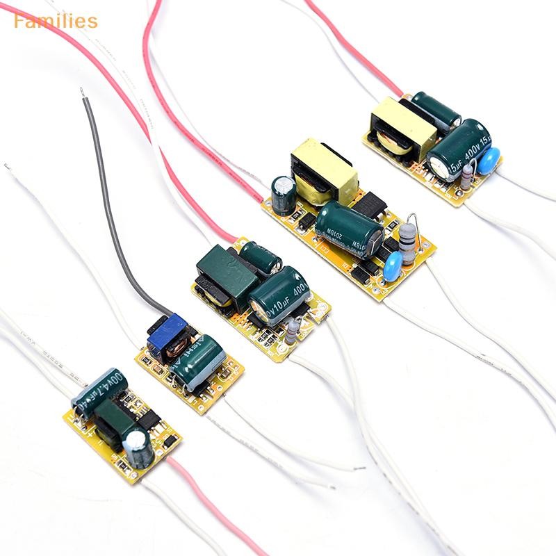 Families> 3W 5W 8W 18W 36W ไฟ LED Driver Supply Transformer Radiating โมดูลบอร์ด 
 ดีมาก