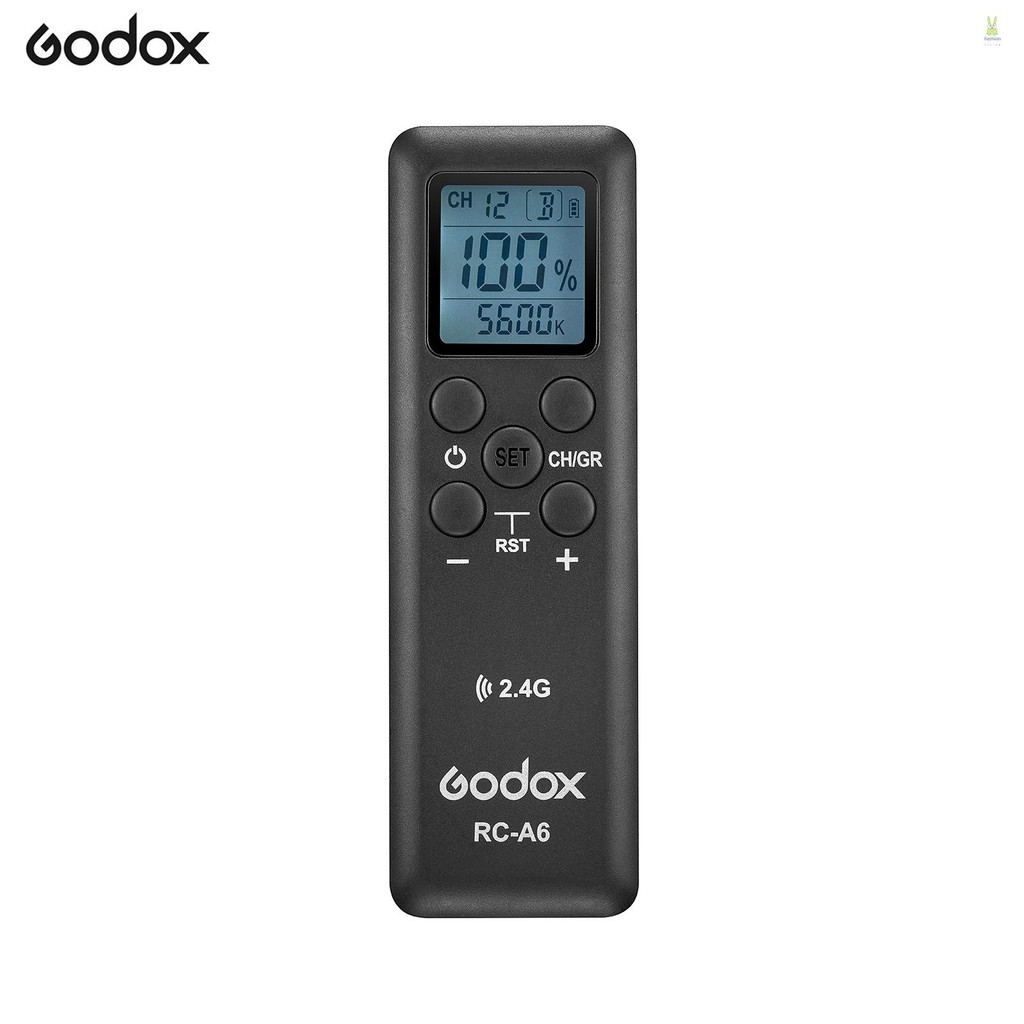 Godox RC-A6 รีโมทคอนโทรล 2.4GHz เกียร์ไร้สาย 32 ช่อง 16 กลุ่มสําหรับ Godox SL150II SL200II SL150IIBi