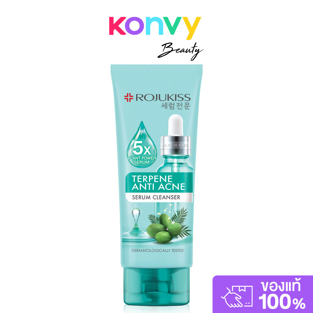 Rojukiss Terpene Anti Acne Serum Cleanser 100ml โรจูคิส โฟมล้างหน้า.