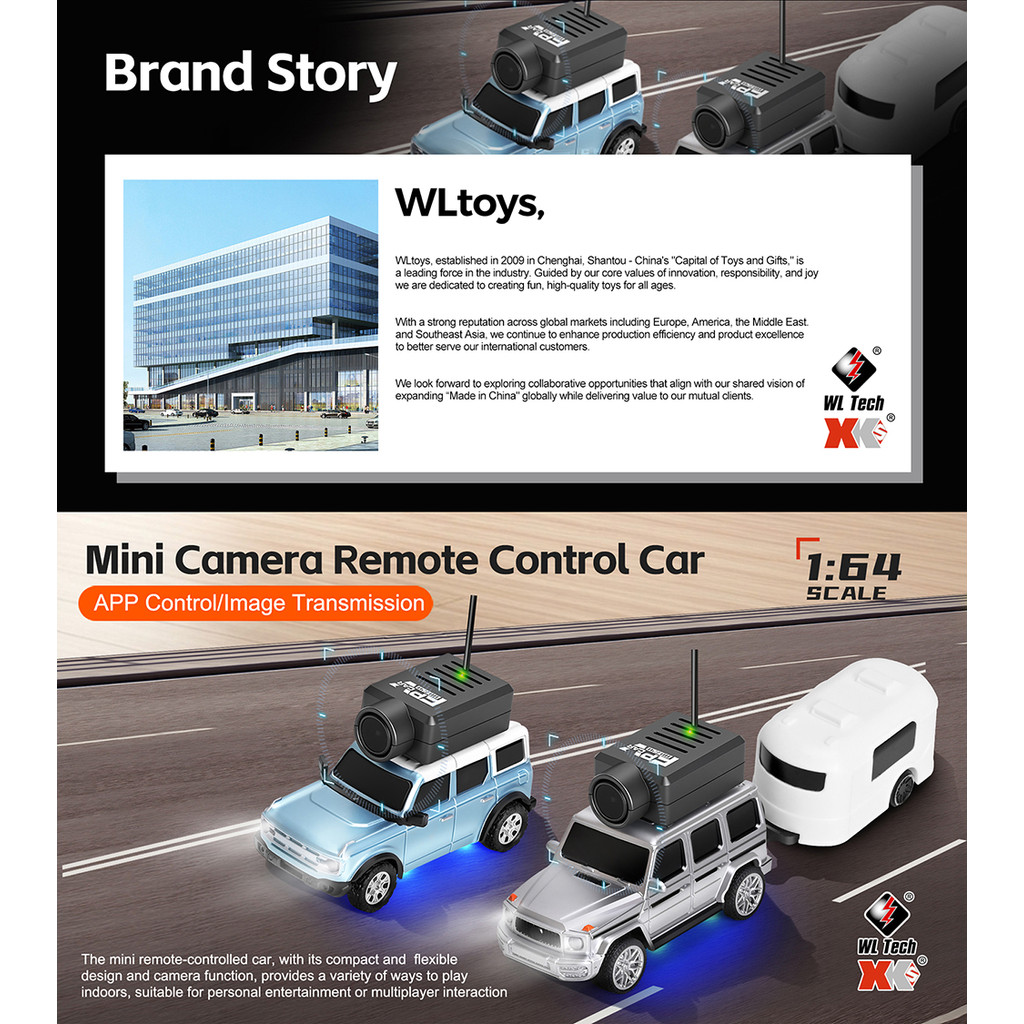 WLtoys 1:64 รถจิ๋ว 6406/6406C พร้อมกล้องในตัว 720P รูปที่ 6