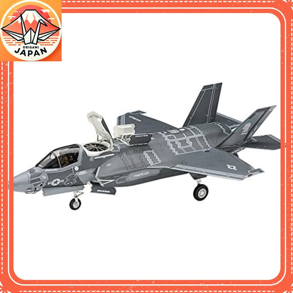 Hasegawa 1/72 US Marine Corps F-35 Lightning 2 B ประเภทพลาสติกทางทะเลของสหรัฐอเมริกา E46【Direct from