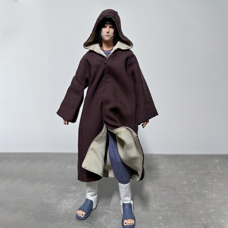 [โปรโมชั่นพิเศษ] พร้อมสต็อก Naruto Uchiha Itachi Reincarnation Robe เหมาะสําหรับ RocketToys1/6 Soldi