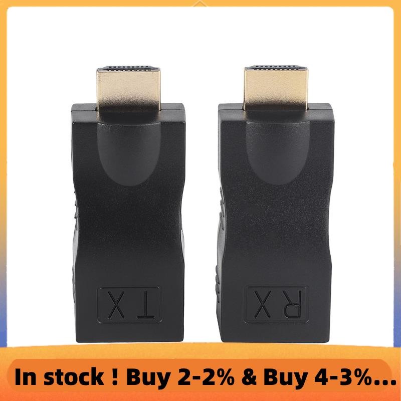 4K 3D 1.4 30M Extender to RJ45 over Cat 5e/6 Network LAN Ethernet Adapter