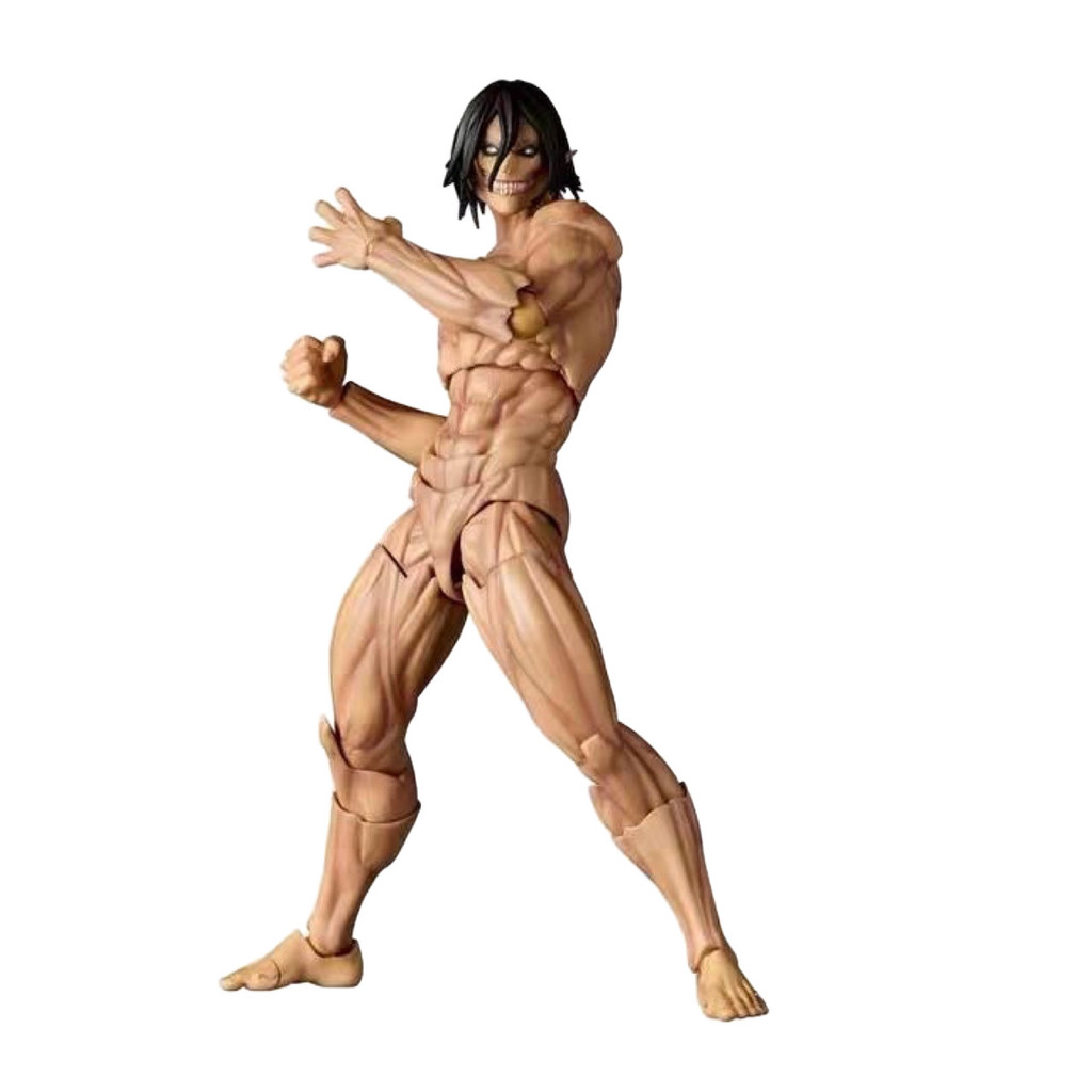 Attack on Titan Kaiyodo Revoltech Eren Yeager Articulated Action Figure Poseable ของเล่น 2025NEW