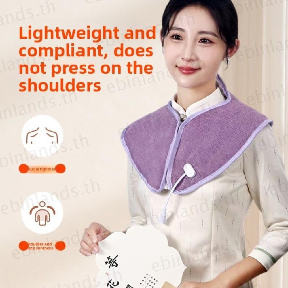 EBINLANDS แผ่นทําความร้อนไฟฟ้า,แบบพกพาปรับอุณหภูมิ Mugwort Pack, Comfort Care Breathable Comfort Care เกลือทะเลแพ็คประคบร้อนคอบําบัด