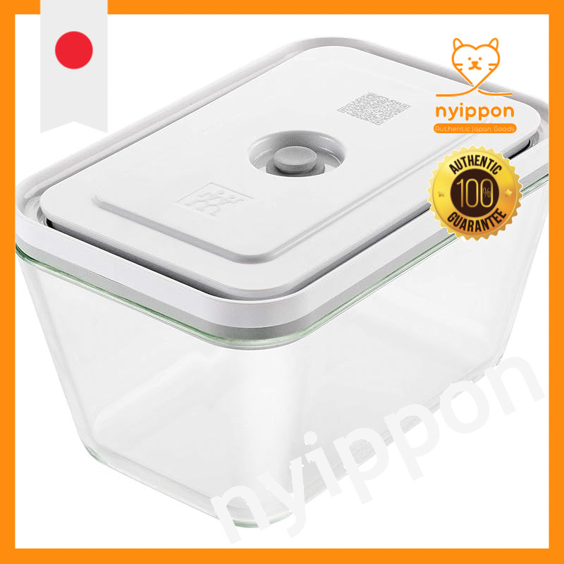 Zwilling "Fresh & Save Vacuum Glass Container Size L" Vacuum Sealed Heat-Resistant Glass Storage Con