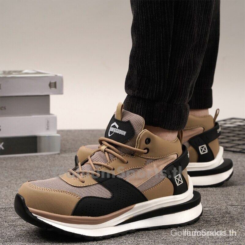 รองเท้าบูทเซฟตี้หัวเหล็ก ทนต่อการเจาะ เพื่อความปลอดภัย สําหรับผู้ชาย 8MB9