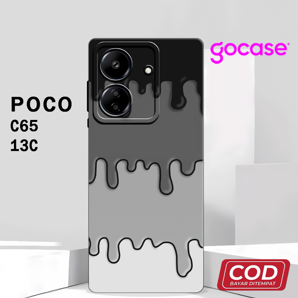 (UV 41) softcase ซิลิโคน hp เต็มยืดหยุ่นยางสําหรับ Xiaomi Poco c65 4g l Xiaomi Redmi 13C Pro กล้อง l