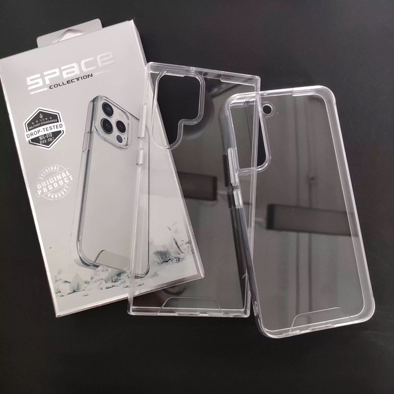 SPACE เคสใสกันกระแทก สําหรับ samsung S24ultra S23ultra  A53 S23FE  A22 A12 A03 S21 FE S20FE S24 S23 