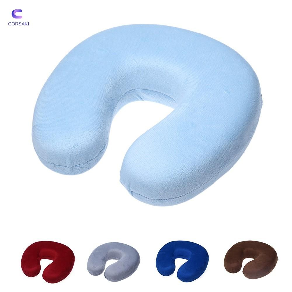 CORSAKI Cushion Inflatable Support Suede Soft คอสะดวก