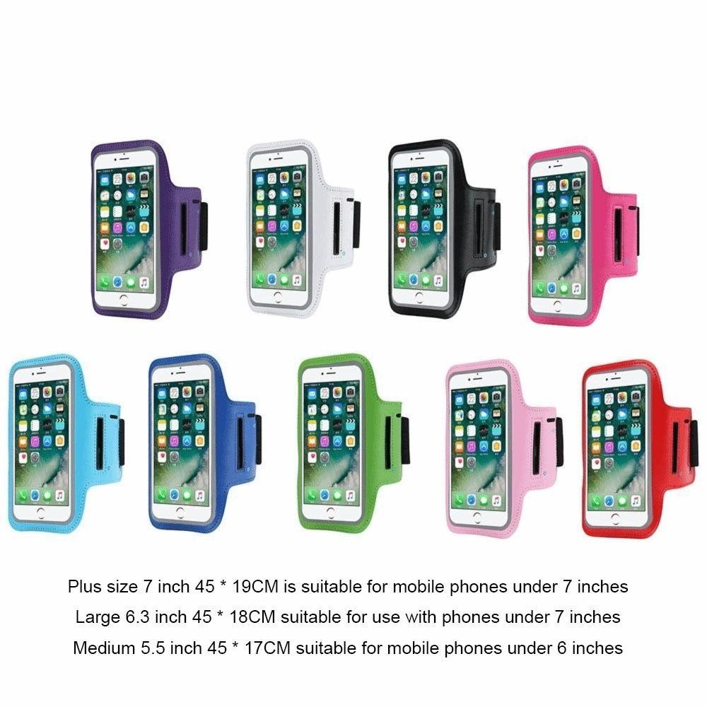 Ralph กระเป๋าใส่โทรศัพท์ 5.5 / 6.3 / 7 นิ้ว ป้องกันโทรศัพท์ ยิม สายรัดแขน ที่วางโทรศัพท์ สากล ซิป กีฬา ปลอกแขน - รูปที่ 2