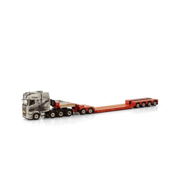 WSI 1: 50 Scania 8X4 Low Board Trailer วิศวกรรมยานพาหนะรุ่น ESSER SCHWER 01-3681