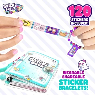 Ohayo สติกเกอร์ Sticki Rolls กำไลข้อมือสติ๊กเกอร์ DIY สร้อยข้อมือ สติ๊กเกอร์สร้างสรรค์ สวมใส่ได้ ฉีก ของเล่นเด็ก ของขวัญ