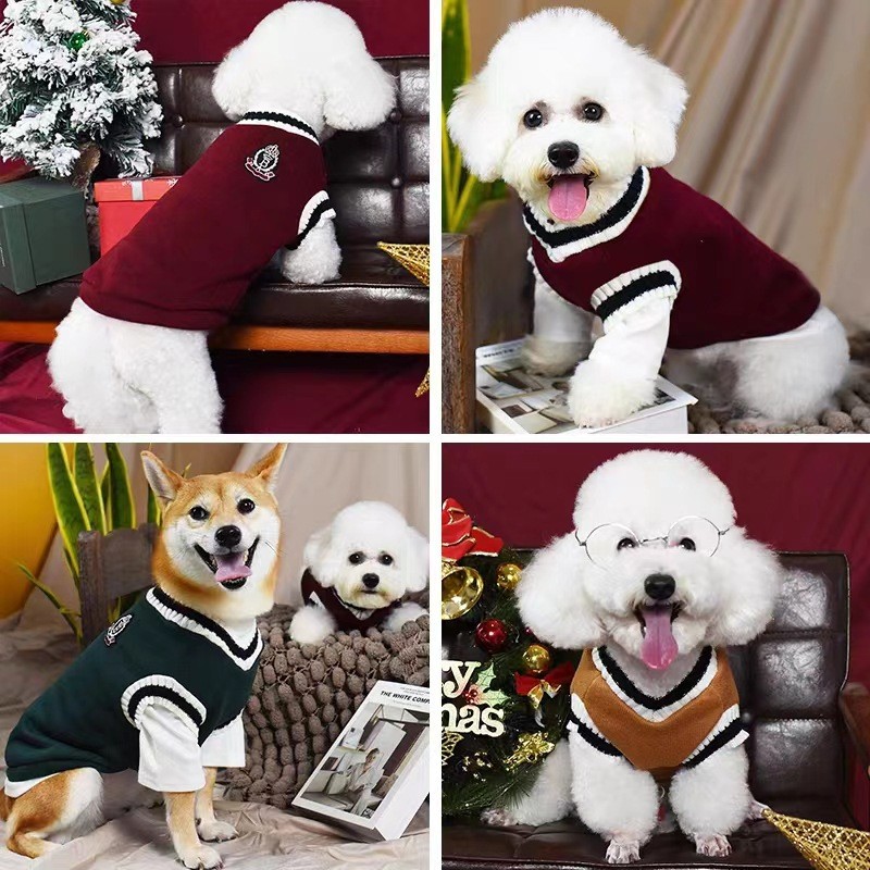 💥พร้อมส่ง🐾เสื้อสัตว์เลี้ยง ใส่สบาย ระบายอากาศดี น่ารัก ให้อบอุ่น เหมาะสําหรับแมวและสุนัข เสื้อหมา XS-4XL - รูปที่ 5