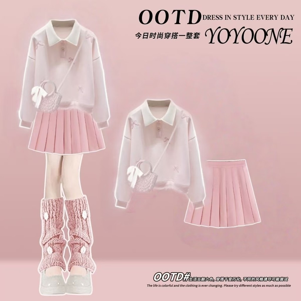 [อ่าน คลังสินค้า] 3-14 ปีชุดเด็กผู้หญิงเสื้อผ้าเด็กชุดเสื้อกันหนาวหมวกเด็กผู้หญิง 2025 ฤดูใบไม้ผลิและฤดูใบไม้ร่วงใหม่เด็กกระโปรงสั้นสาวหวานฤดูใบไม้ร่วงสองช - รูปที่ 2