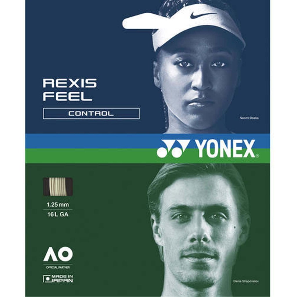 YONEX Hard Tennis String Gut Lexis Feel 125 200m White (011) 1.25mm TRFL125R2