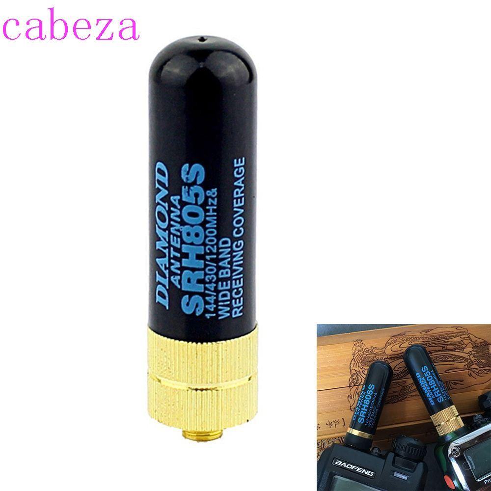 CABEZA เสาอากาศ SMA-F วิทยุแบบพกพา SRH805S 5 ซม.TG-UV2 Talkie 144/430MHz Dual Band