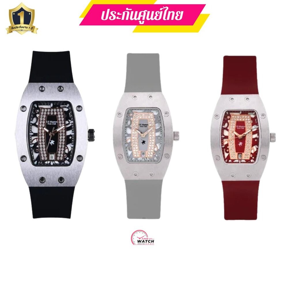 US Master Polo USM-DE09นาฬิกาผู้หญิงus master polo นาฬิกายูเอสมาสเตอร์โปโลสุดหรูของแท้ ประกันศูนย์ไทย
