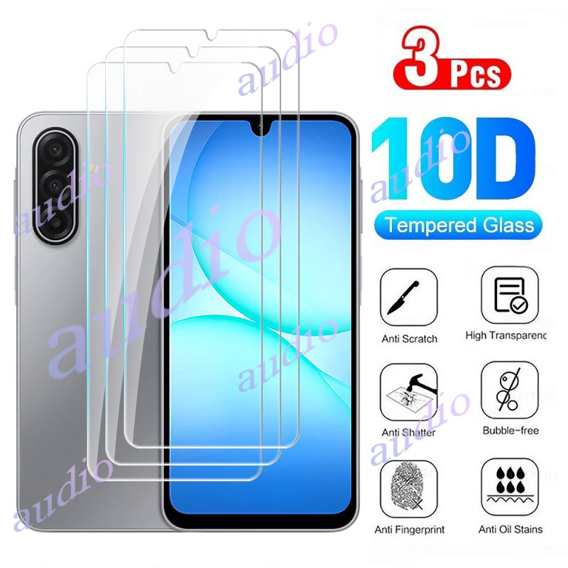 SAMSUNG สําหรับSamsung A17 5G 3 ชิ้นกระจกนิรภัยป้องกันหน้าจอสําหรับSamsung Galaxy A17 A27 A37 A57 A0