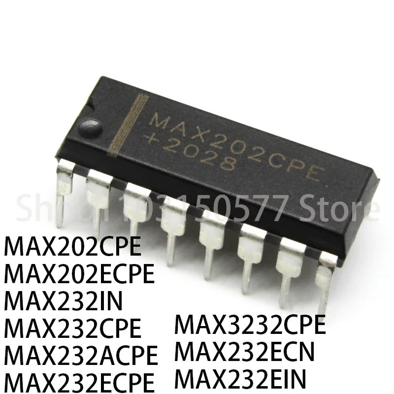 1-5PCS MAX202CPE/EPE MAX202ECPE/EEPE MAX232IN MAX232CPE/EPE MAX232ACPE/AEPE MAX232ECPE/EEPE MAX3232C