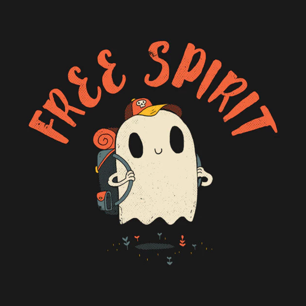 เสื้อยืด Vintage Ghosts รุ่น Free Spirit Cotton 100% S-5XL thumbnail 9