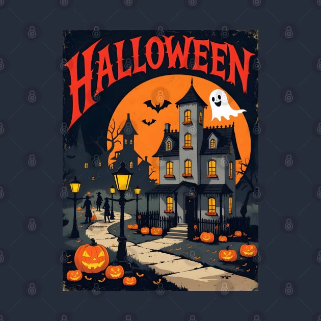 เสื้อยืด Vintage Halloweentown Cotton 100% thumbnail 9