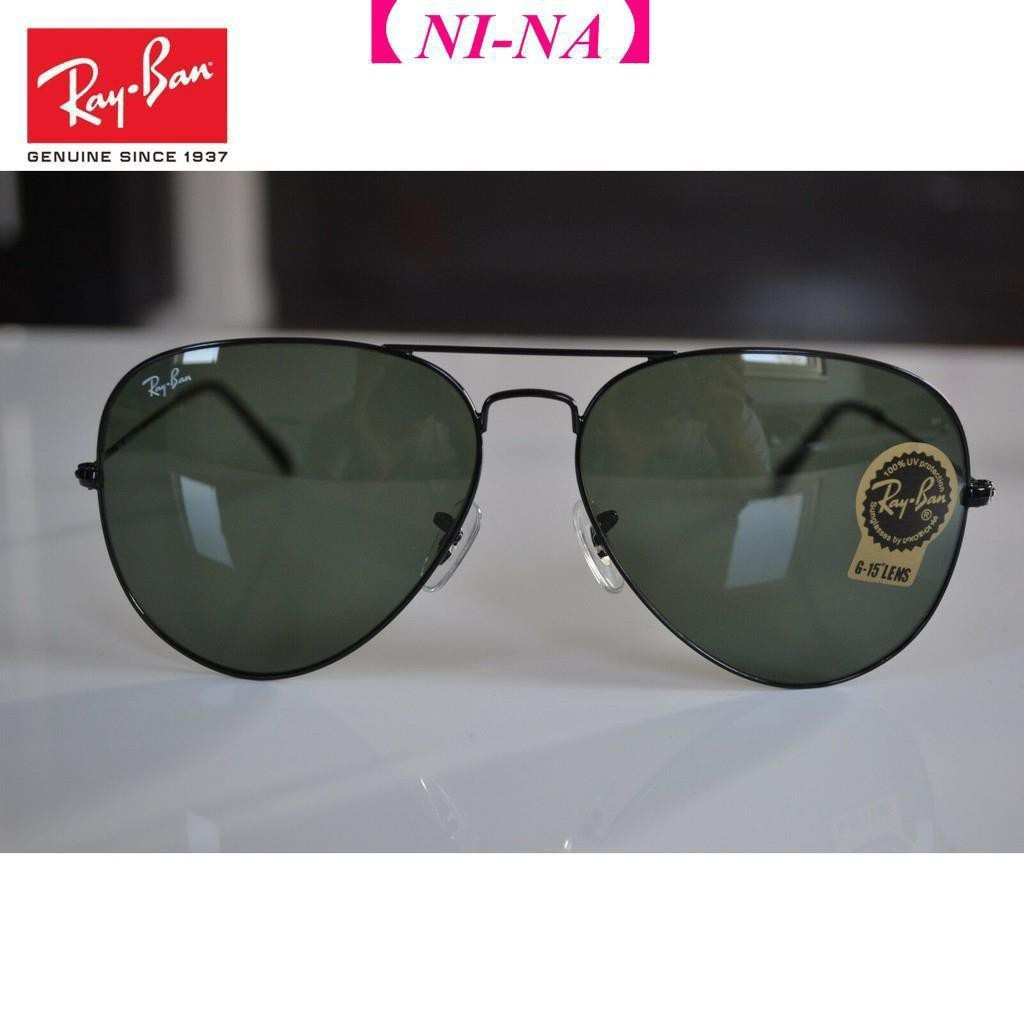 2025 แว่นกันแดด Ray-Ban ใหม่ RB3025 โลหะขนาดใหญ่ Aviator L2821 62-14 G15 0UU8