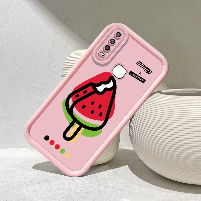 SAMSUNG อินเทรนด์ไอศกรีมแตงโมสําหรับSamsung Galaxy A70A7 51 A32 S21 S22 S30 S24 Ultra A04S A20S J2 J