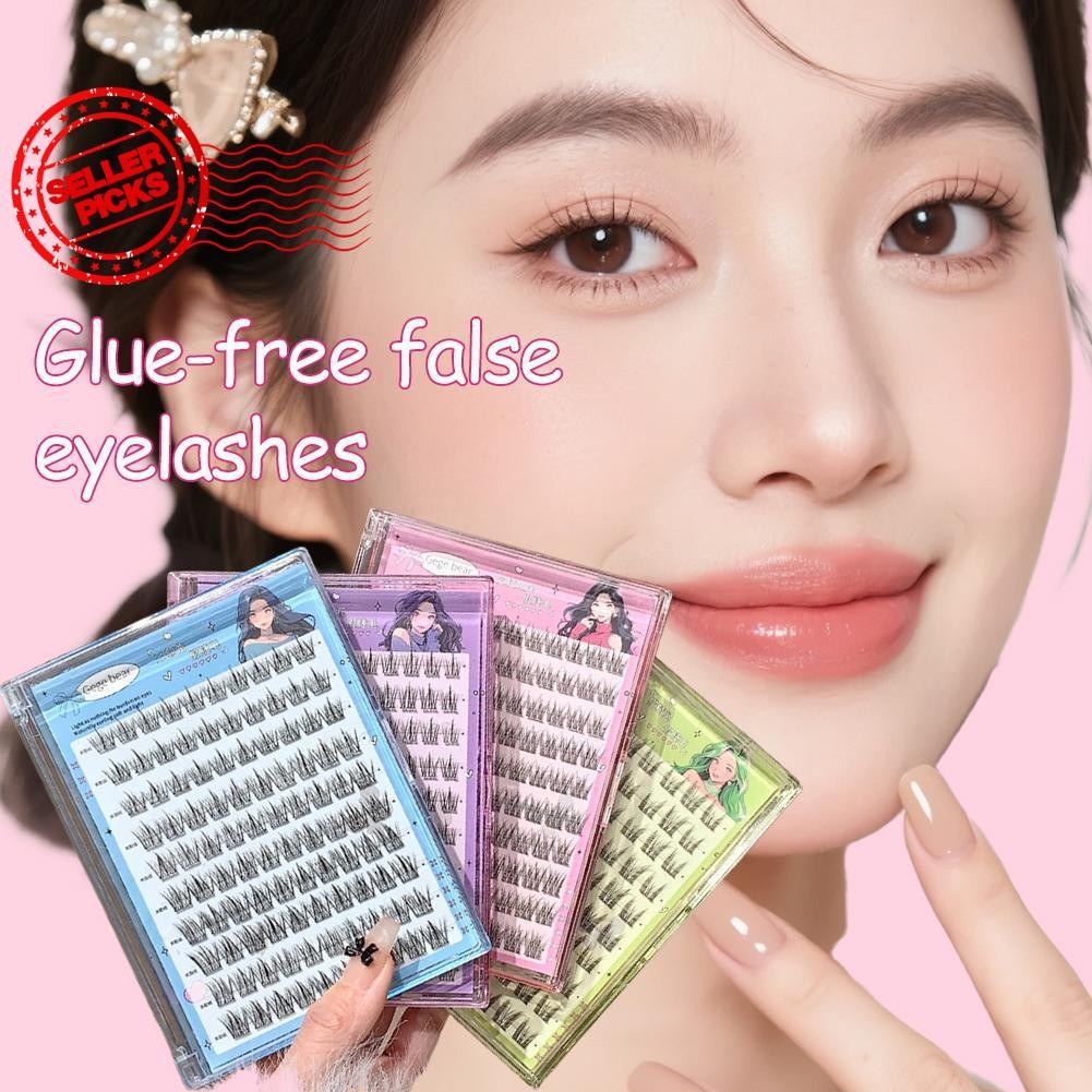 ขนตาปลอมแบบไร้กาว Sunflower Natural Transparent Falsemented Eyelashes 4 สี B7k7