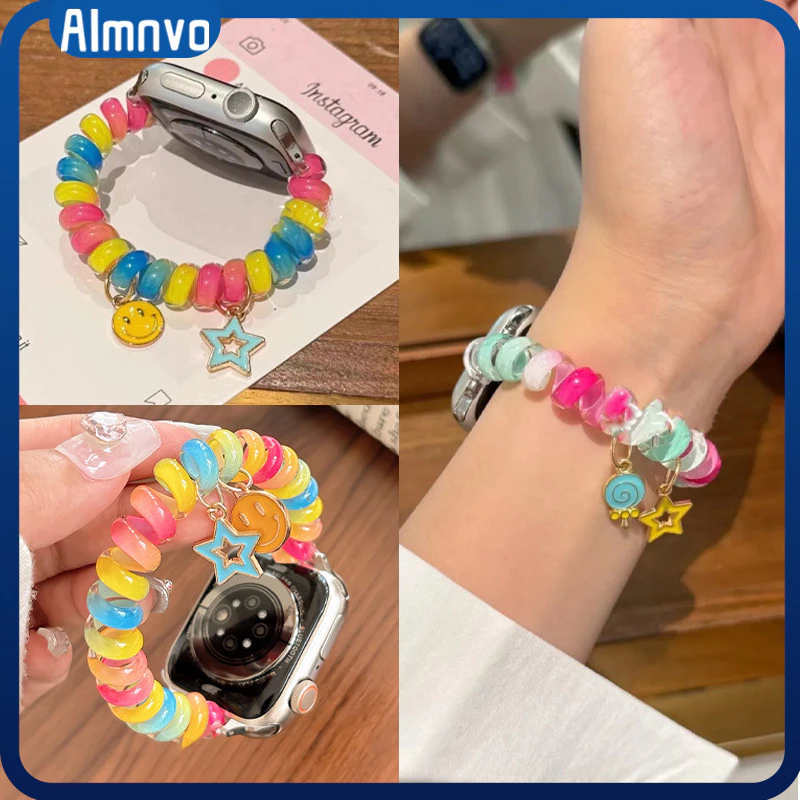 สายรัด TPU ยืดหยุ่นสำหรับ for Smartwatch IWatch Apple Watch Ultra/SE 3 2 49 42 40 44 46 38 45 มม. Series 11 10 9 8 7 6 5