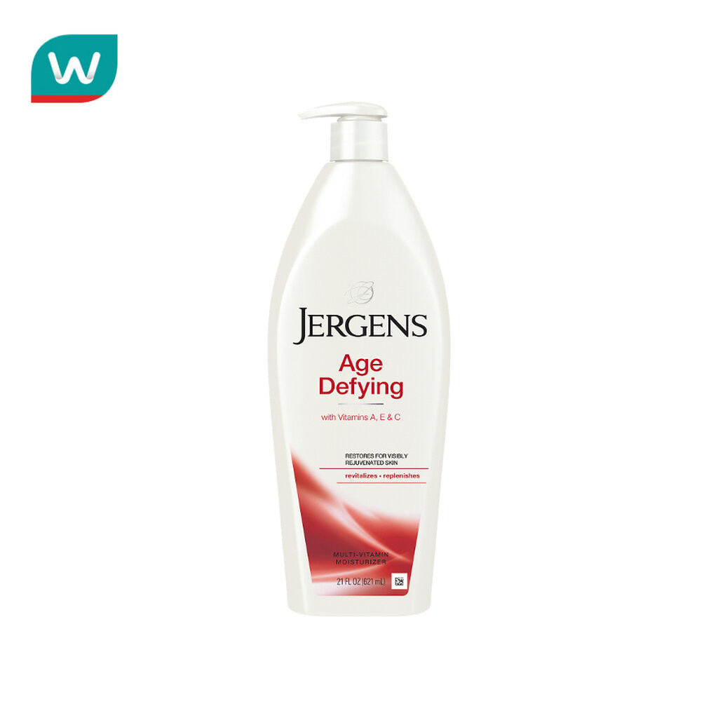 Jergens เจอร์เกนส์ เอจ ดีฟายอิ้ง มัลติ-วิตามิน มอยส์เจอไรเซอร์ 621 มล.