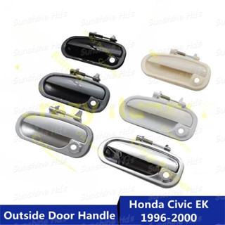1PCS ภายนอกประตูมือจับประตูเปิดประตูสําหรับ Honda Civic EK 1…