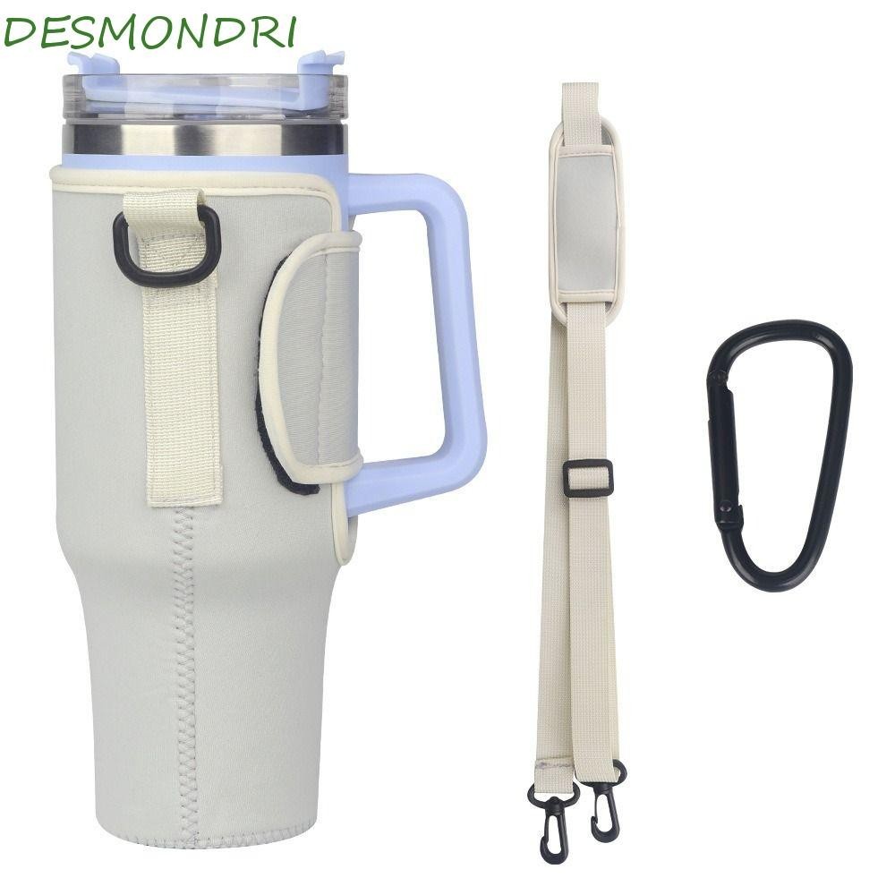 Desmondri 40 Oz Tumbler Bag, Neoprene พร้อมสายคล้องไหล่ปรับได้ Thermos Cup Bag, Cup Sleeve Portable Crossbody Water Bottle Carrier Bag Tumbler
