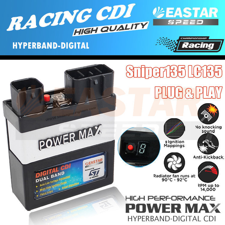 (9 Made)Sniper135 MX135 mio soulty Racing CDI 100% เล่นและปลั๊กใหม่ล่าสุด SNIPER