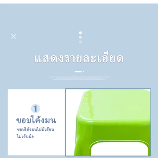 [ถูกมาก] 🪑 เก้าอี้พลาสติกเก้าอี้เตี้ย สูง 22 ซม.คุณภาพดี สีสดทุกตัว ราคาถูก แข็งแรง รับน้ำหนักได้มาก(มีให้เลือก 5 สี)​