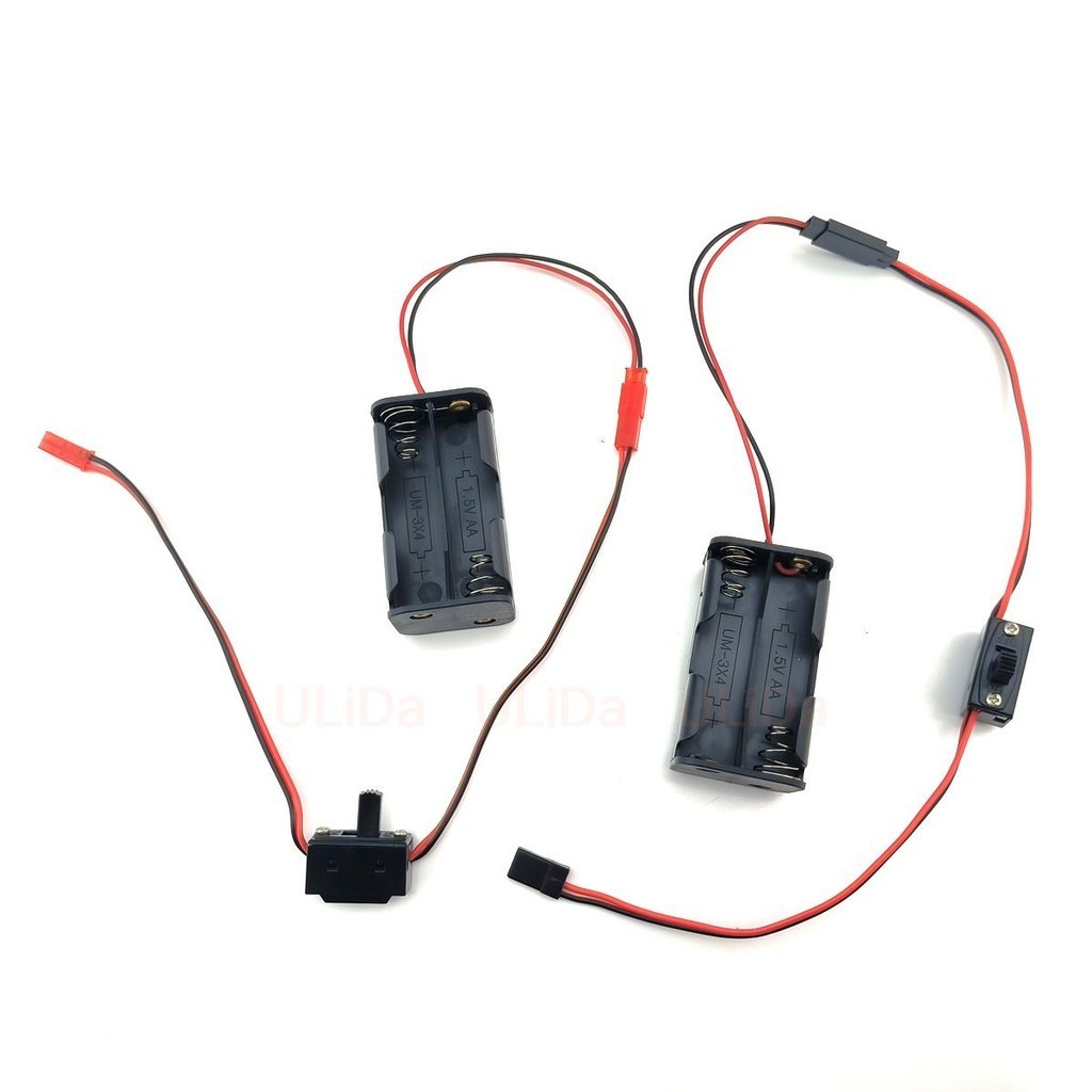 1pcs Rc เรือเปิด/ปิดตัวรับสัญญาณ 4 x AA แบตเตอรี่ Futaba JST ปลั๊กสําหรับ Rc เรือตัวรับสัญญาณรถยนต์ Heli เครื่องบิน