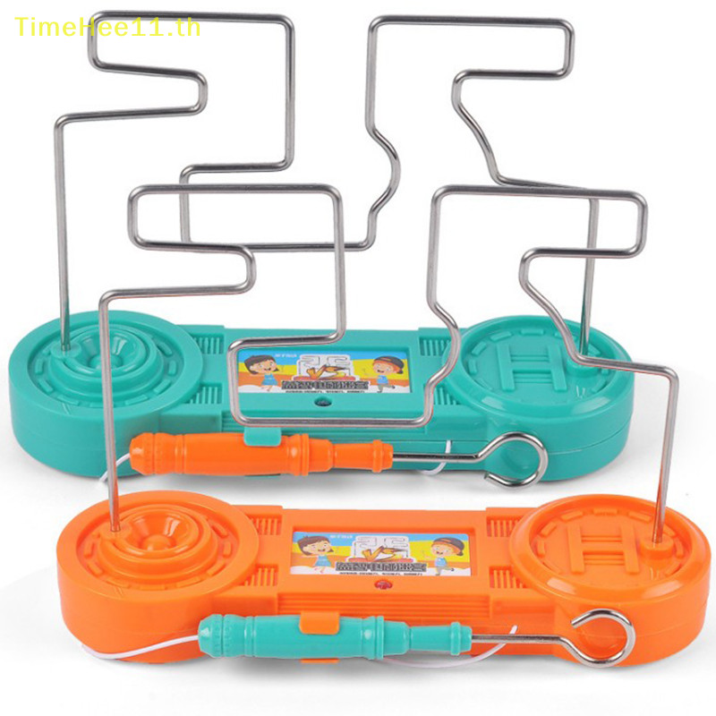 Timehee เด็กชนไฟฟ้าช็อตสัมผัสเขาวงกตเกมปาร์ตี้ตลกการทดลองวิทยาศาสตร์ของเล่น TH