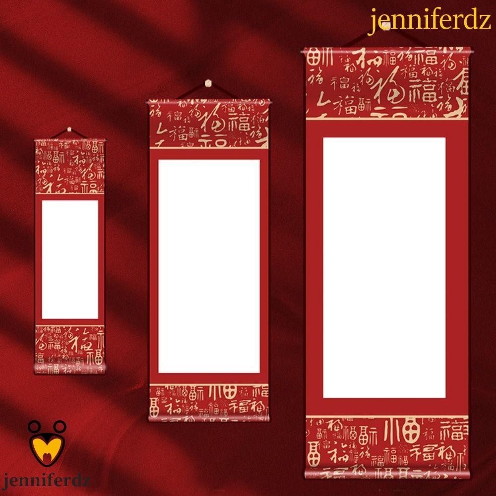 Jenniferdz ม้วนกระดาษเปล่า แฮนด์เมด สไตล์จีนวินเทจ สําหรับแขวนตกแต่งบ้าน ศิลปิน S M L
