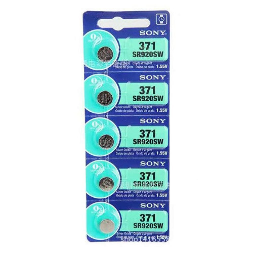 Sony แบตเตอรี่ปุ่มแท้ 100% แบตเตอรี่นาฬิกา 364 SR621SW • 377 SR626SW • 379 SR521SW • 399/395 SR927S/SW337 SR416SW 371 SR920