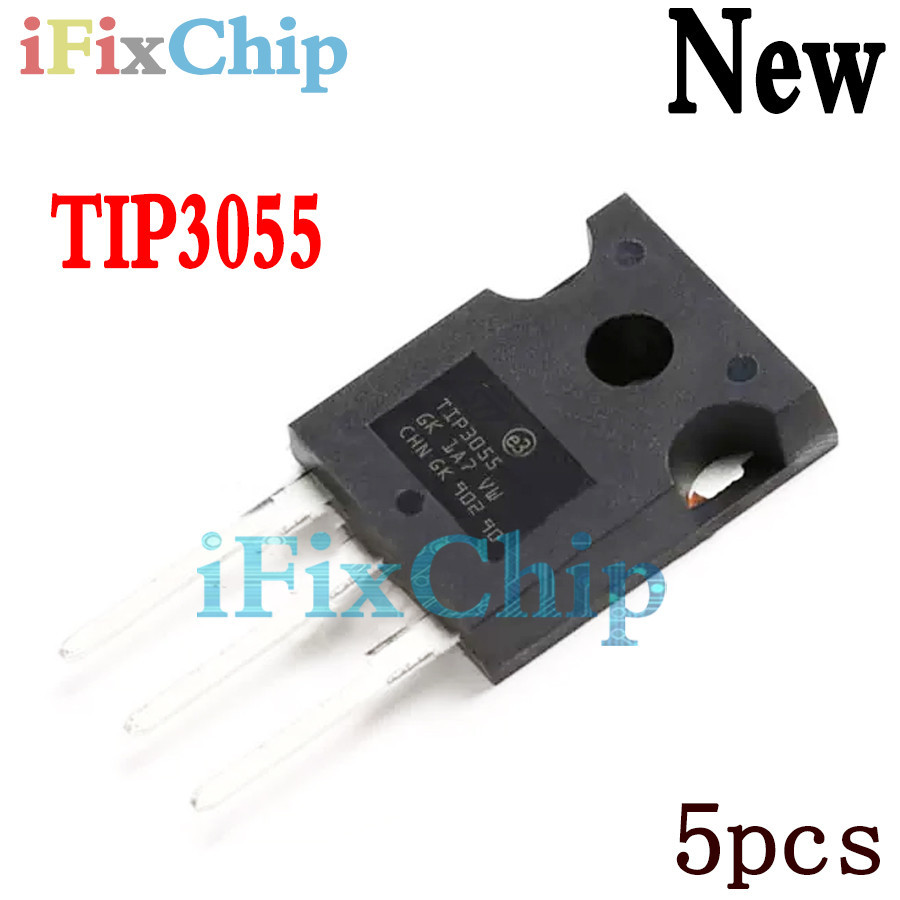 5pcs TIP3055 TIP3055 TO-247 ใหม่เอี่ยม