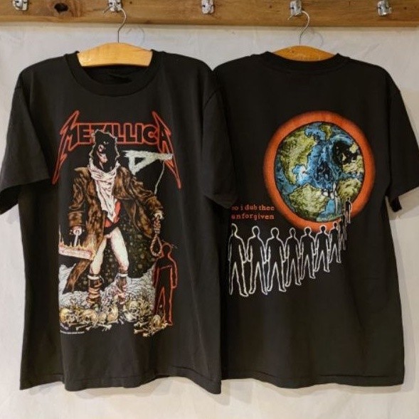 1994 เสื้อยืด Giant Metallica Unforgiven ( แขนสั้น )