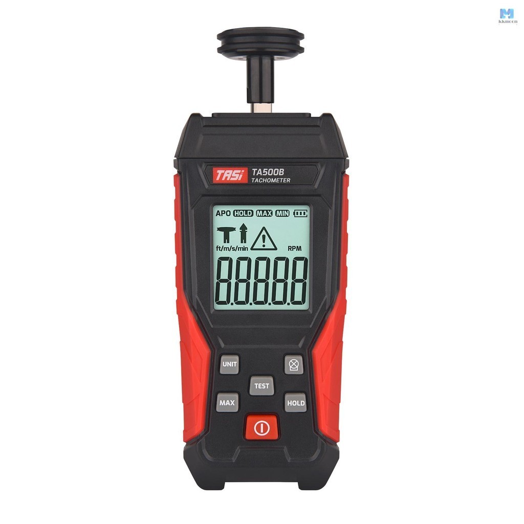 Tasi Digital Tachometer Contact Type Mini RPM Tester Meter จอแสดงผล LCD มือถือ Digital Photo Tachometer สําหรับมอเตอร์ล้อเครื่องกลึงรถทํา