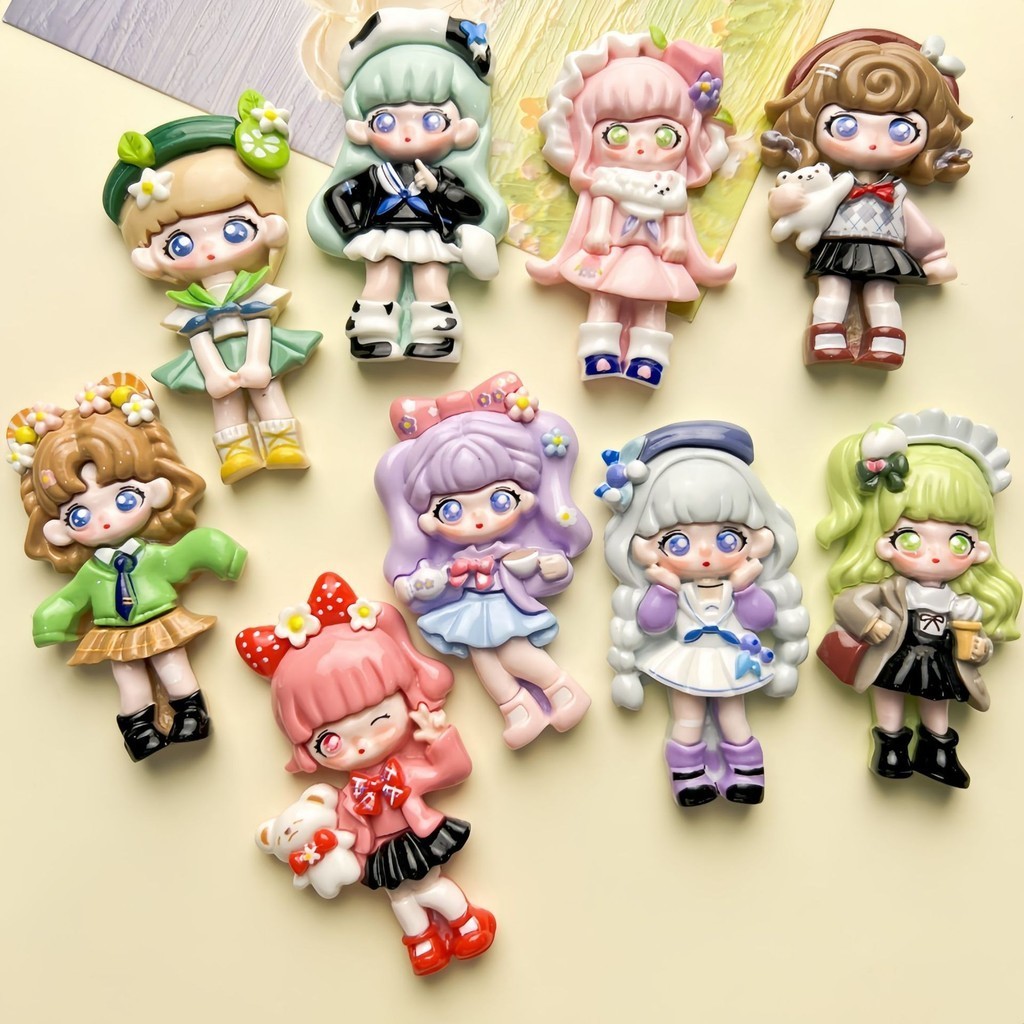 การ์ตูนglossy Big Kananaสาวสวยเรซิ่นอุปกรณ์เสริมHandmade DIYครีมกาวกิ๊บตู้เย็นสติกเกอร์เครื่องประดับBatch