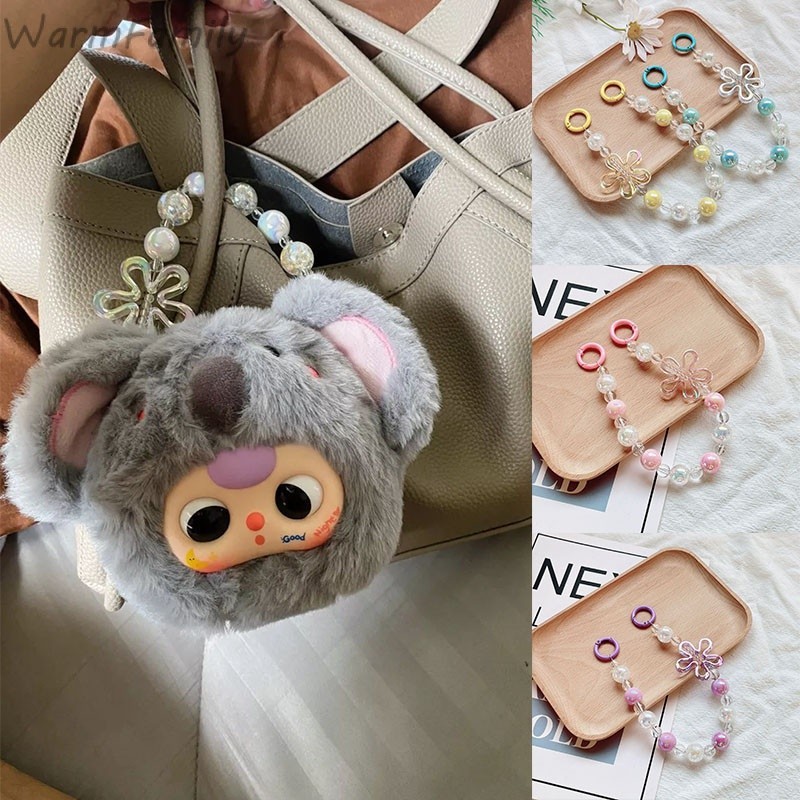 เบบี้ทรี v2 พร้อมส่ง สายคล้องโทรศัพท์มือถือ สายคล้อง Baby three สายคล้องข้อมือพวงกุญแจลูกปัด สายจับลูกปัดไข่มุก สายห้อย baby three/kimmon V1/V2/V3
