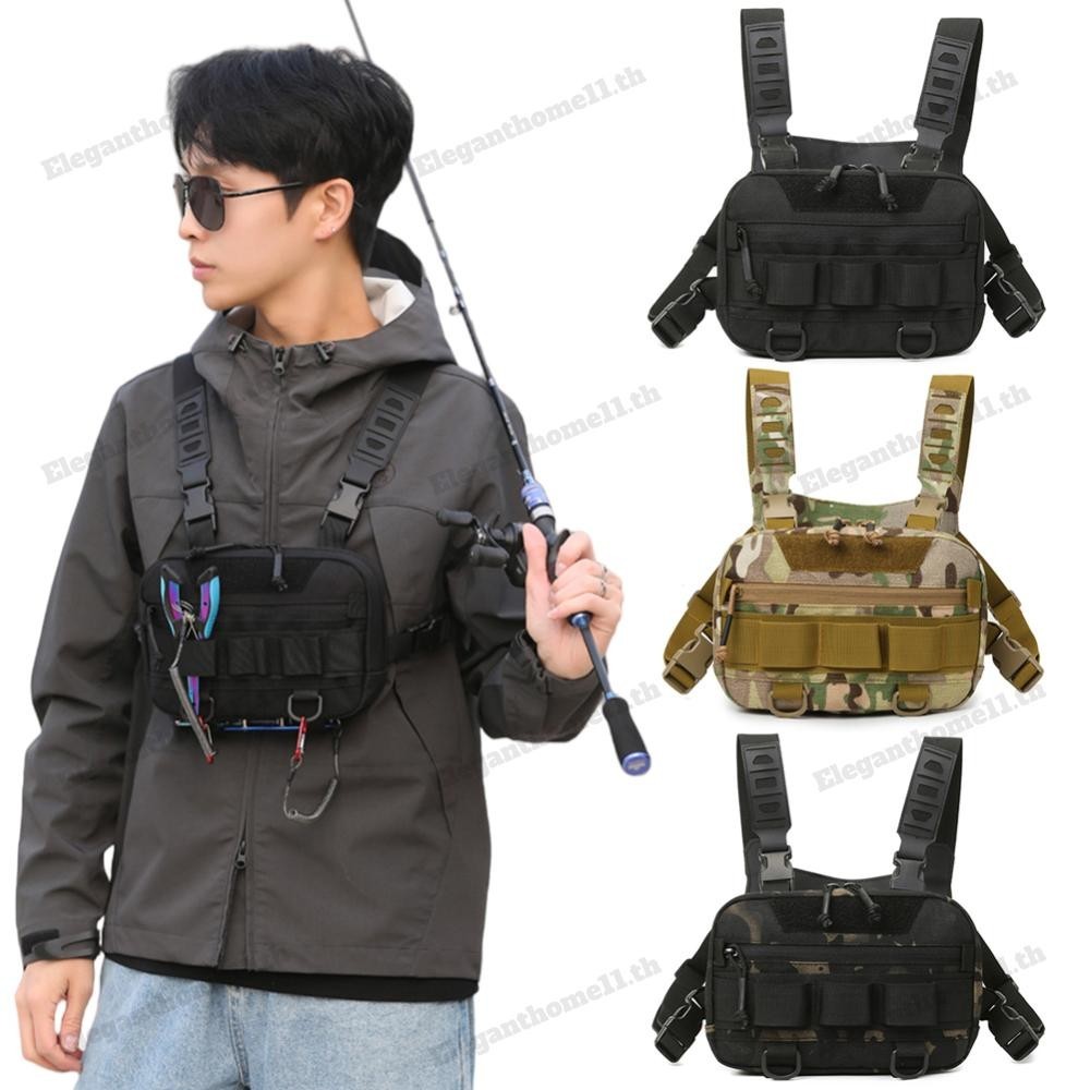 🚚สต็อกพร้อมในกรุงเทพ🚚 ปีนเขาตั้งแคมป์กระเป๋าเป้สะพายหลัง-กระเป๋าเป้สะพายหลังเสื้อกั๊กเดินทางความจุขนาดใหญ่สําหรับกีฬากลางแจ้งทนทานและแพร่