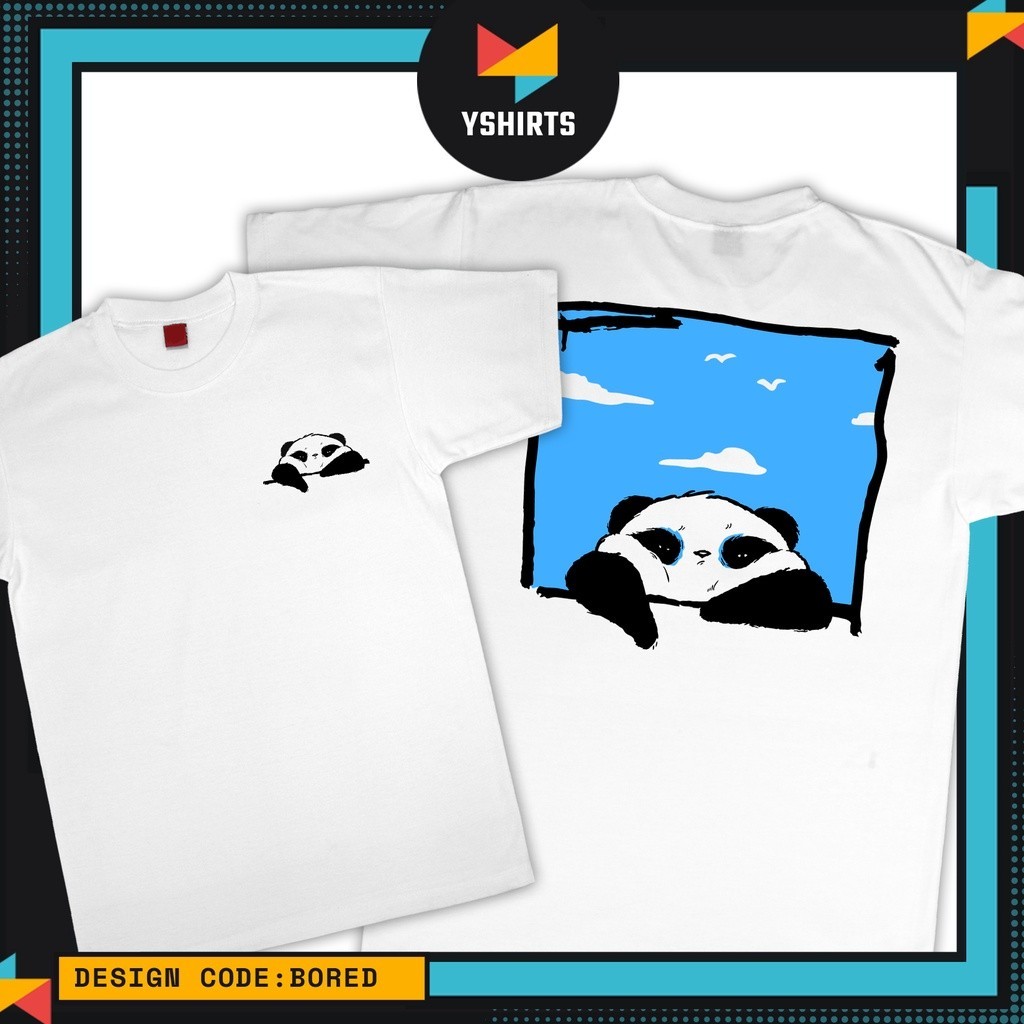 High qualityYSHIRTS  Bored  Design Graphic Printed Tees White tshirt