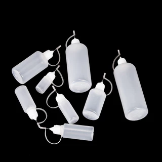 ขวดกาวPEพร้อมเข็ม 5-120ml งานDIYงานฝีมือ ภาชนะเก็บเม็ดสี-กาว แข็งแรงทนทาน