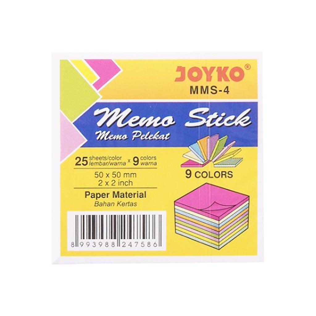 Sticky Note Memo Stick Joyko Sticky Note Memo Paper