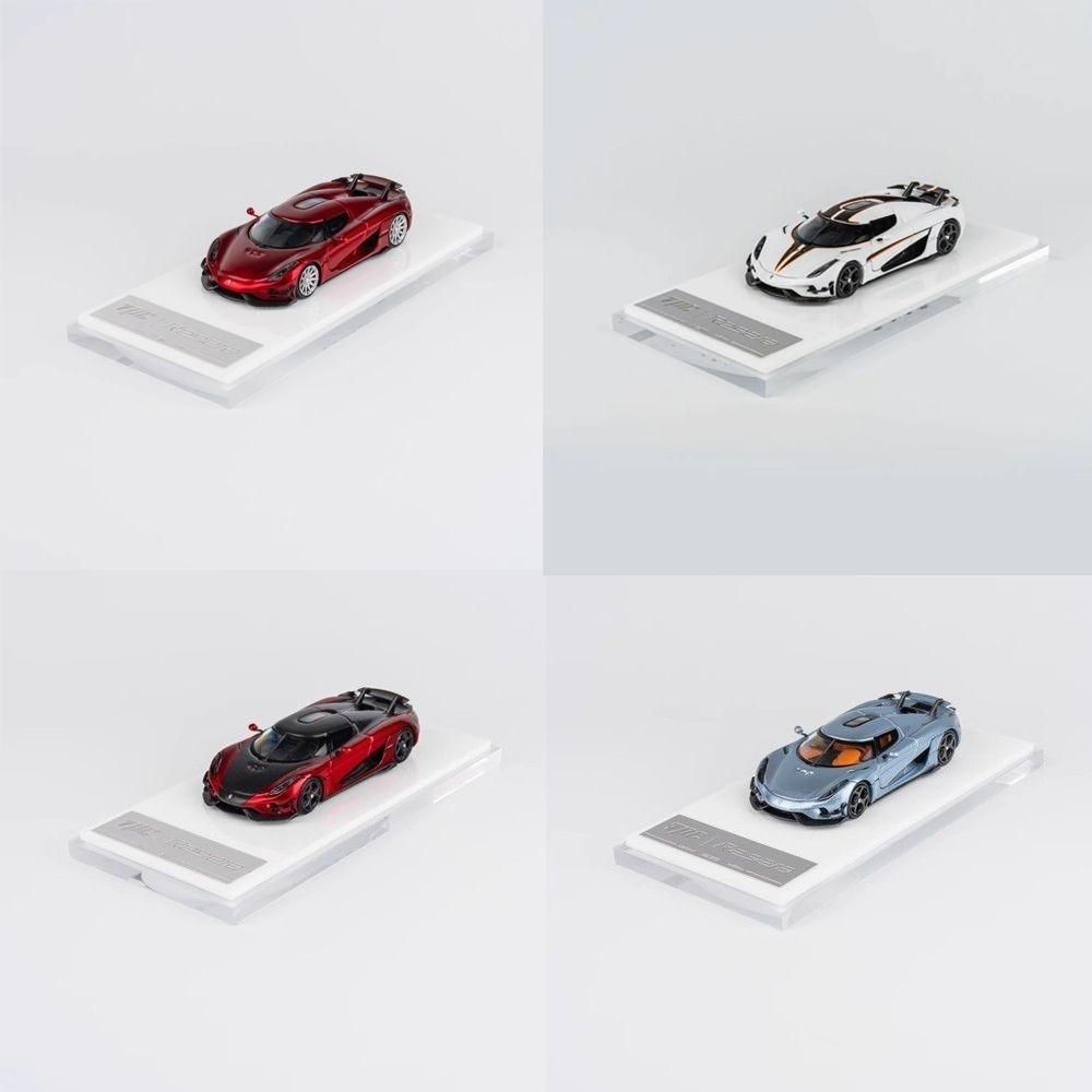 TPC 1: 64 Connisserk Regera โมเดลรถโลหะผสม โมเดลรถขนาดเล็ก