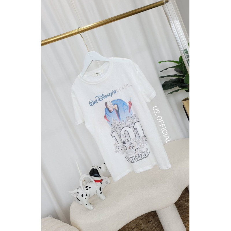 2024 T-Shirtพร้อมส่ง เสื้อยืดผ้าสลาฟป้ายU2 เป็นกลาง S-5XLUnisex